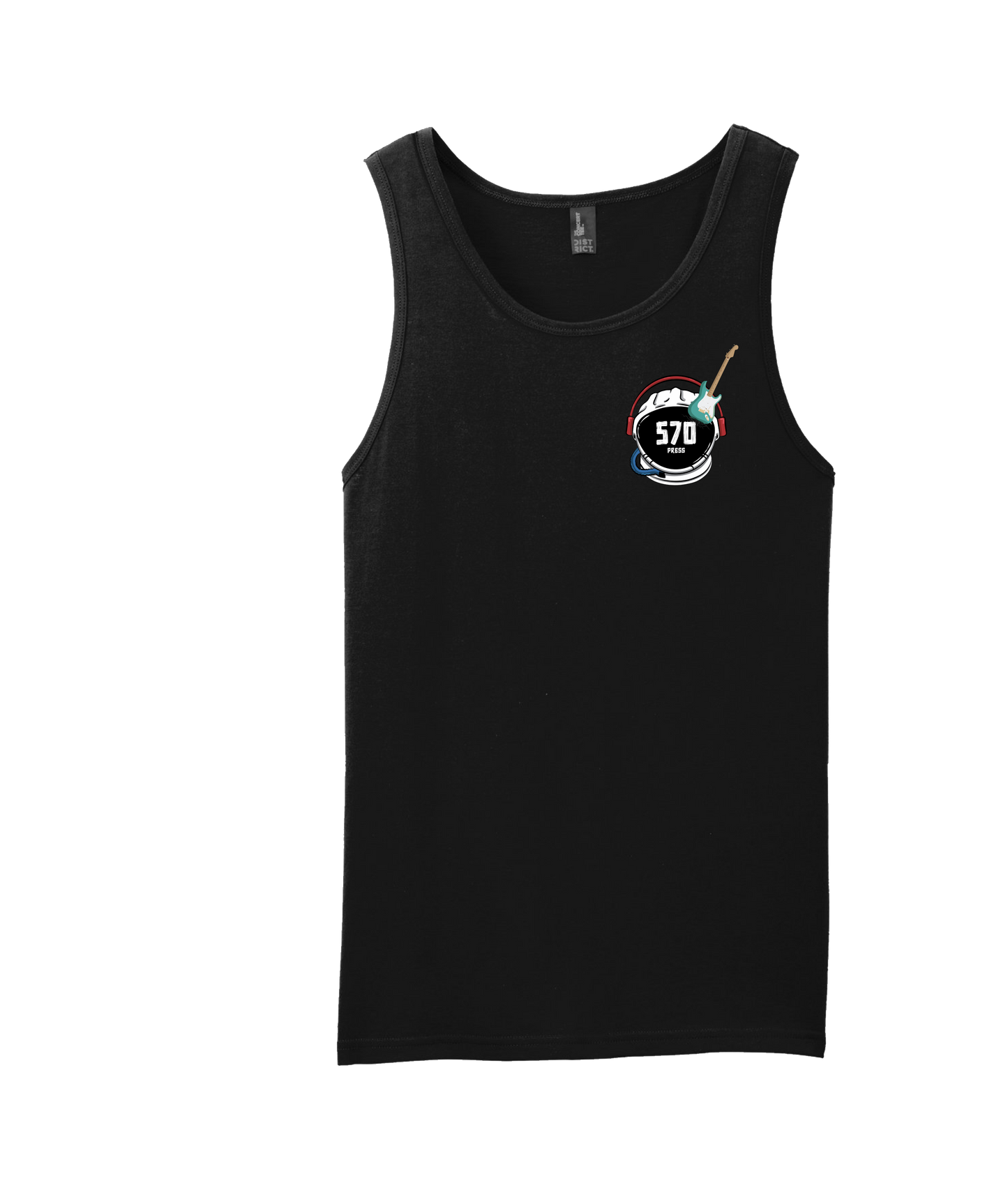 570-Press - Logo - Black Tank Top