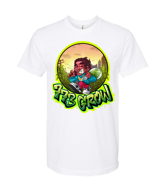 V-773GSTOP - GROW - White T Shirt