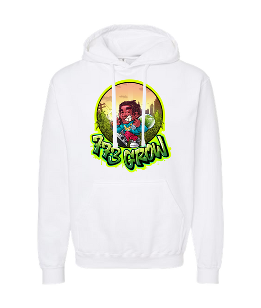 V-773GSTOP - GROW - White Hoodie