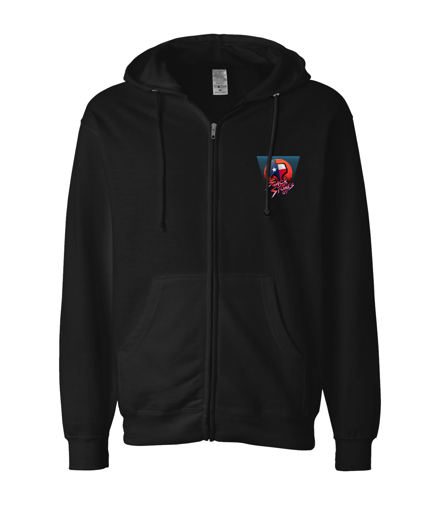 BlackStones817 - TX - Black Zip Up Hoodie