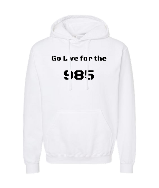 985Chris - Go Live for the 985 - White Hoodie