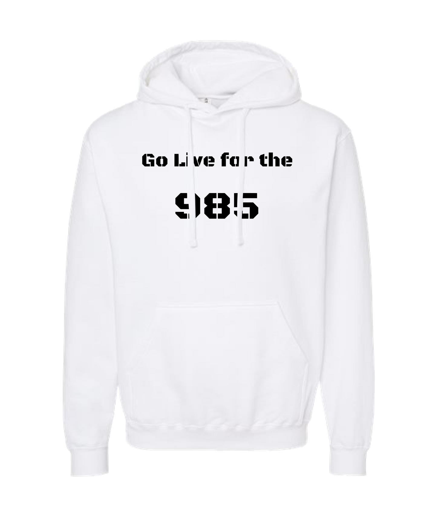 985Chris - Go Live for the 985 - White Hoodie