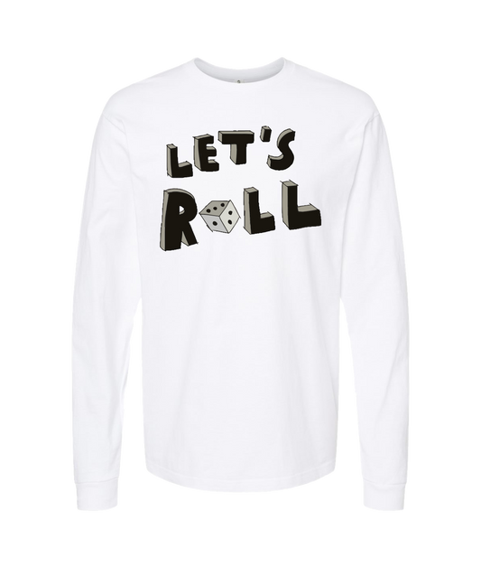 985Chris - Let's Roll - White Long Sleeve T
