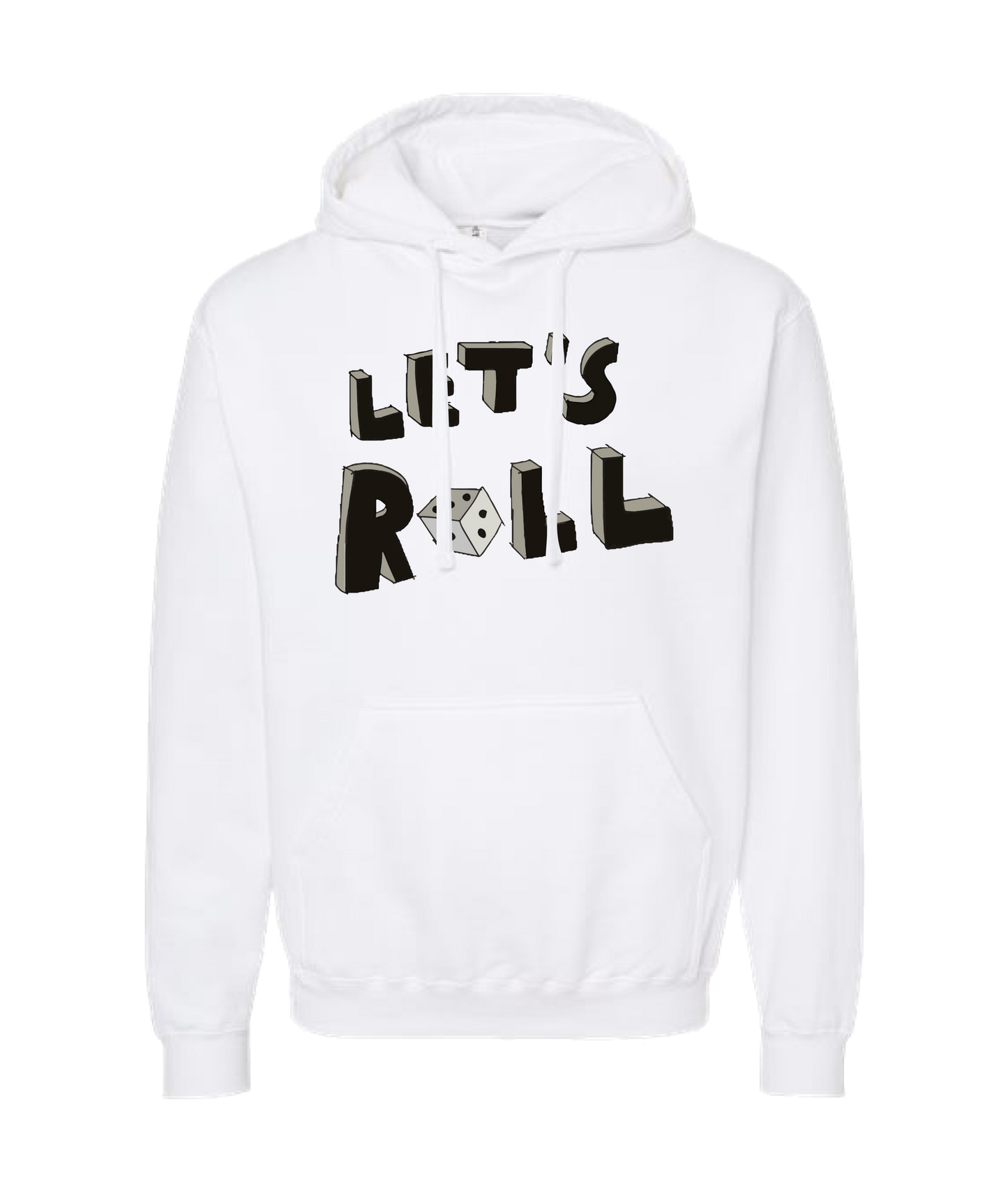 985Chris - Let's Roll - White Hoodie