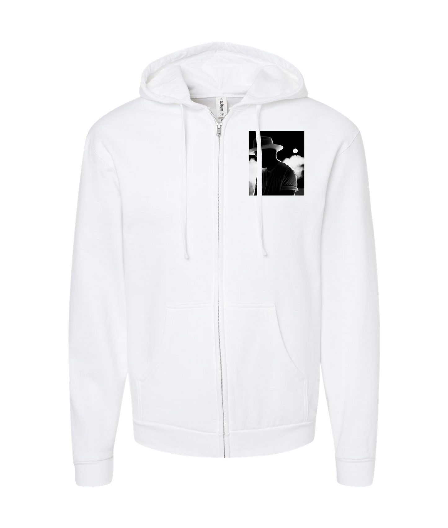 V-ACMTOP - Holy Vices - White Zip Up Hoodie
