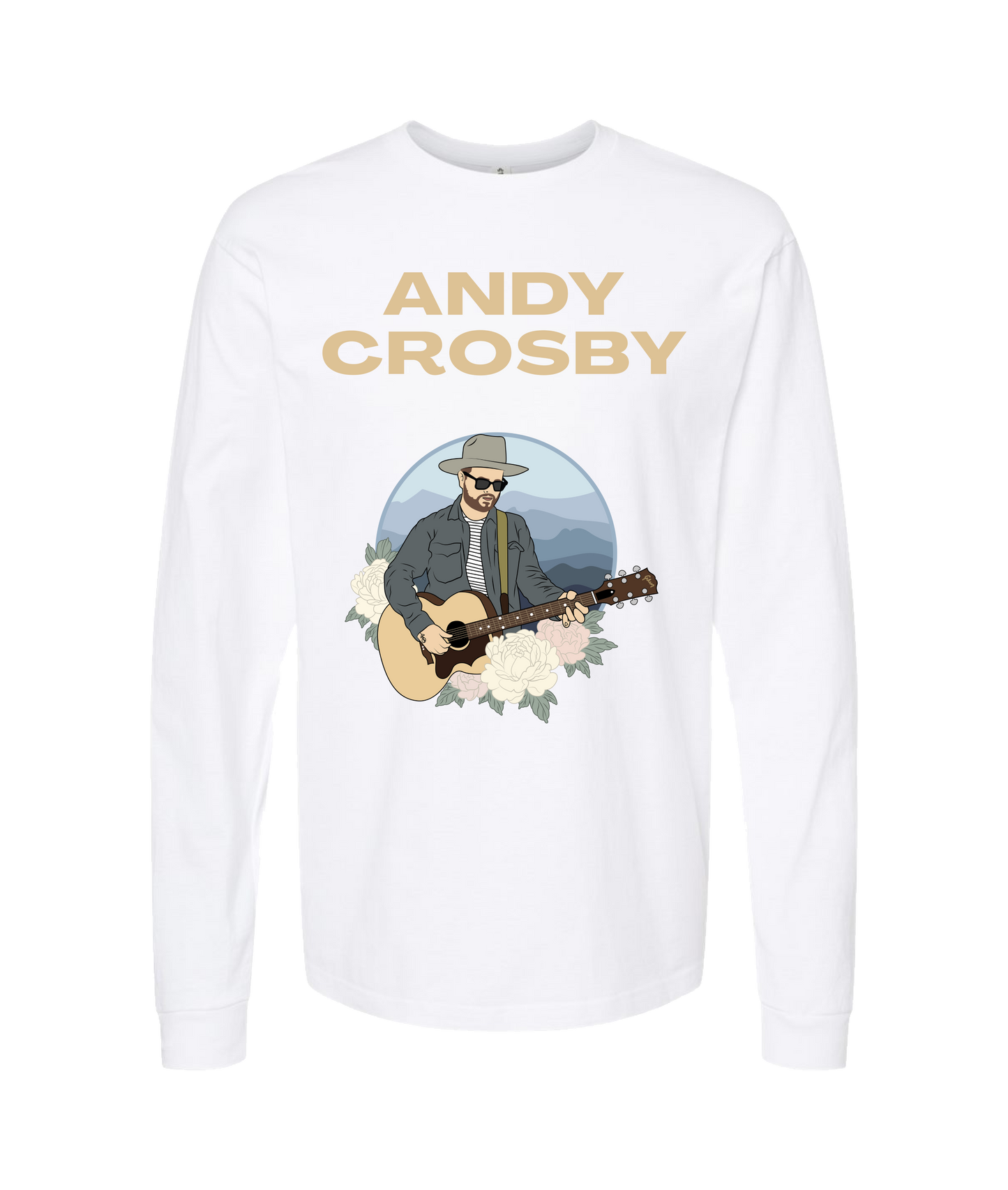 V-ACMTOP - 2 - White Long Sleeve T