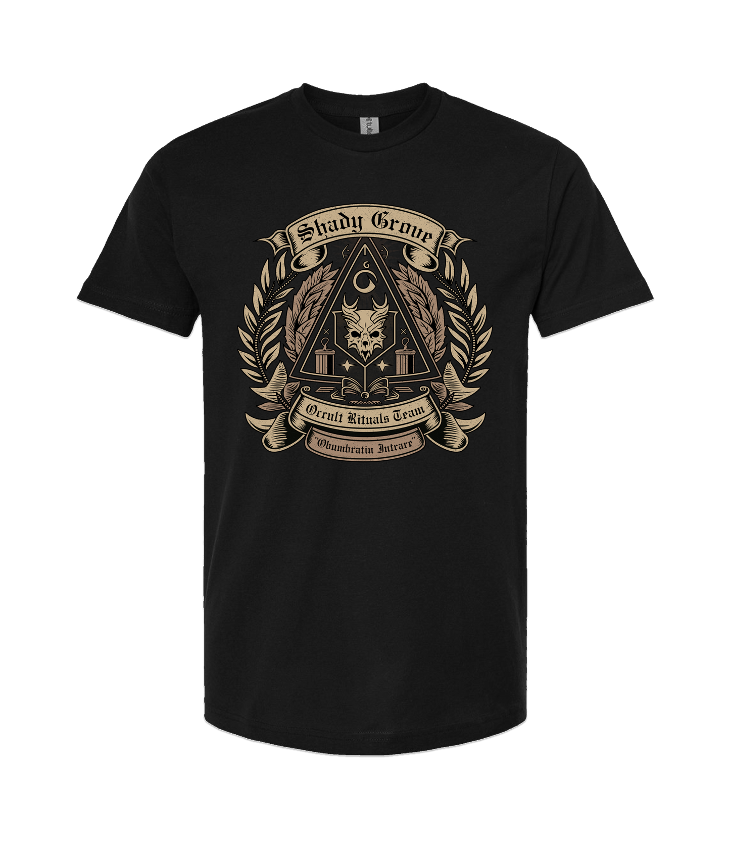 V-AFGTOP - SHADY GROVE - Black T-Shirt