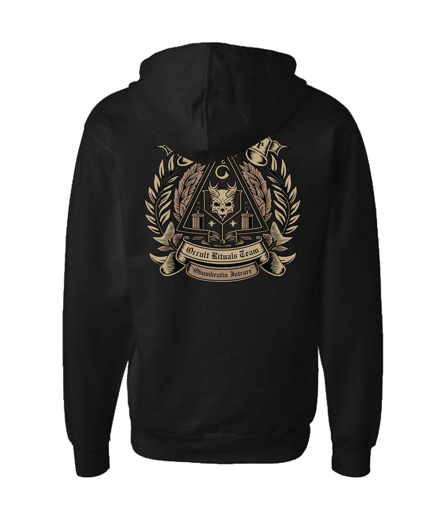 V-AFGTOP - SHADY GROVE - Black Zip Up Hoodie