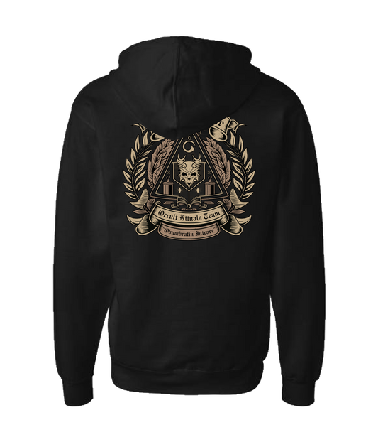 V-AFGTOP - SHADY GROVE - Black Zip Up Hoodie