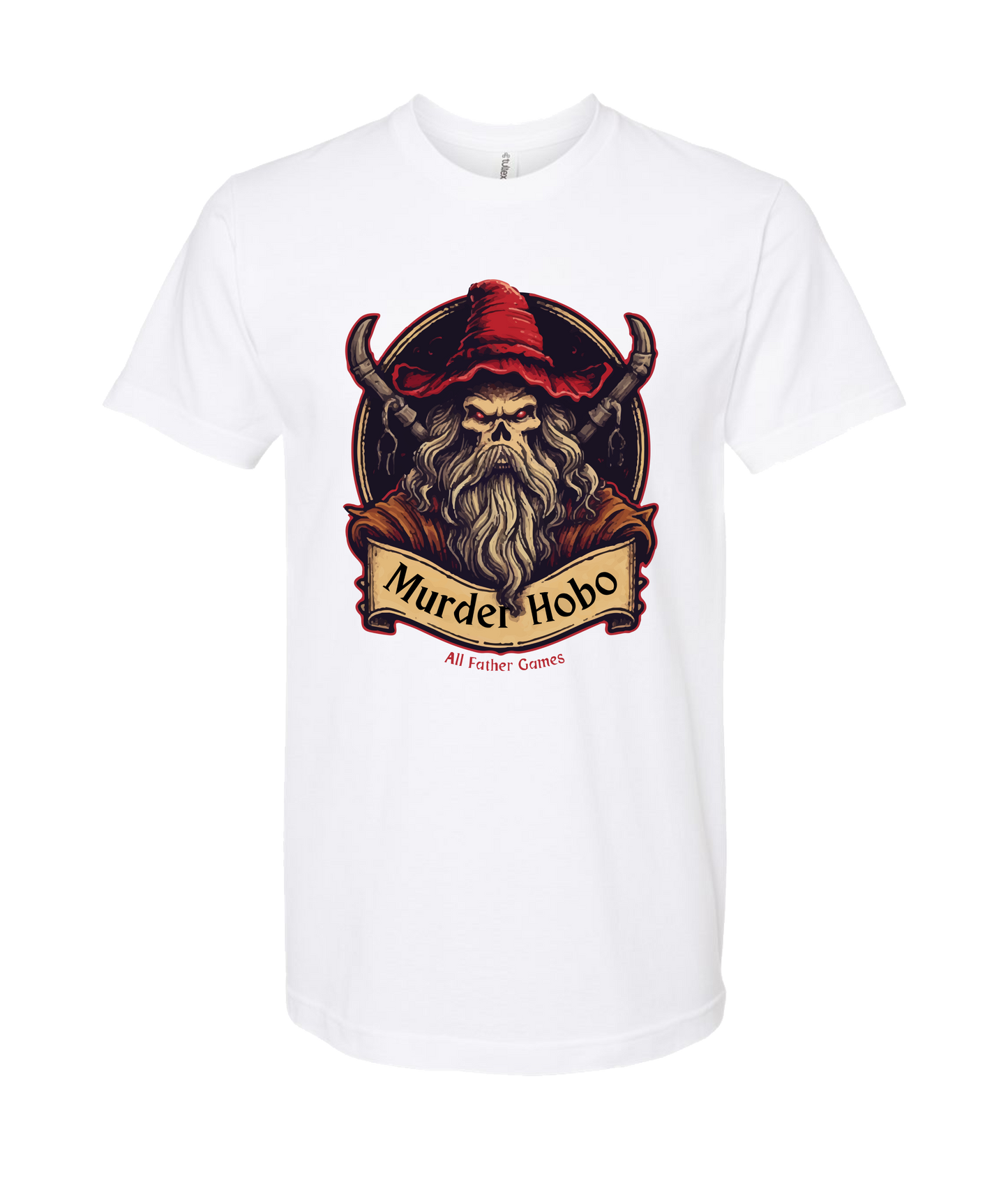 V-AFGTOP - MURDER HOBO - White T-Shirt