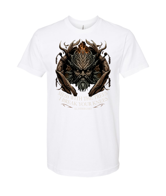 V-AFGTOP - DON'T MESS WITH TREES - White T-Shirt