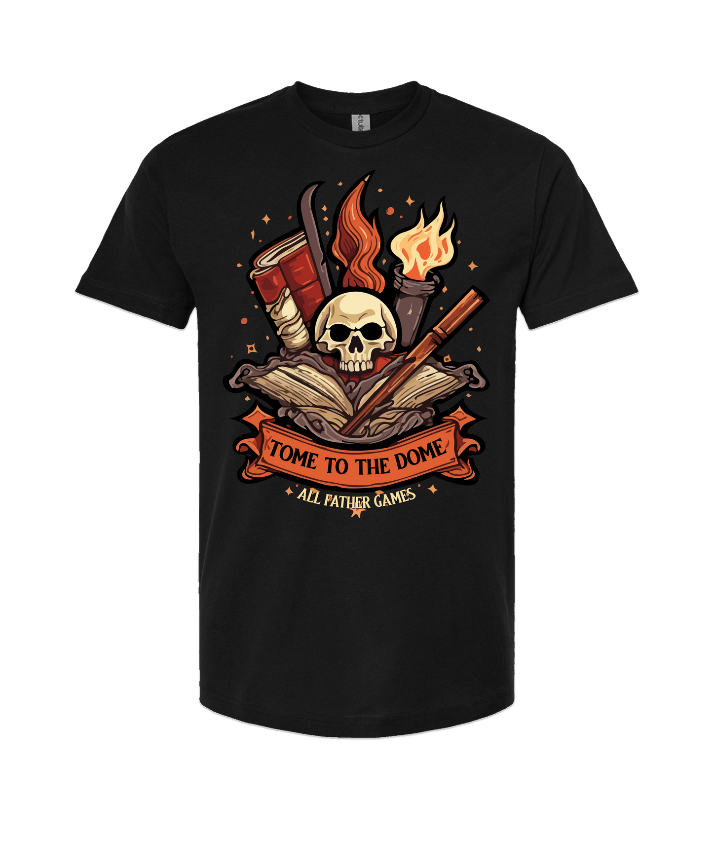 V-AFGTOP - TOME TO THE DOME - Black T Shirt
