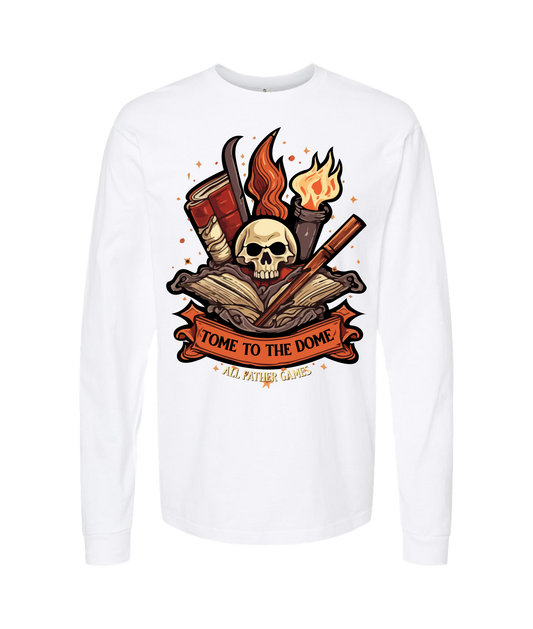 V-AFGTOP - TOME TO THE DOME - White Long Sleeve T