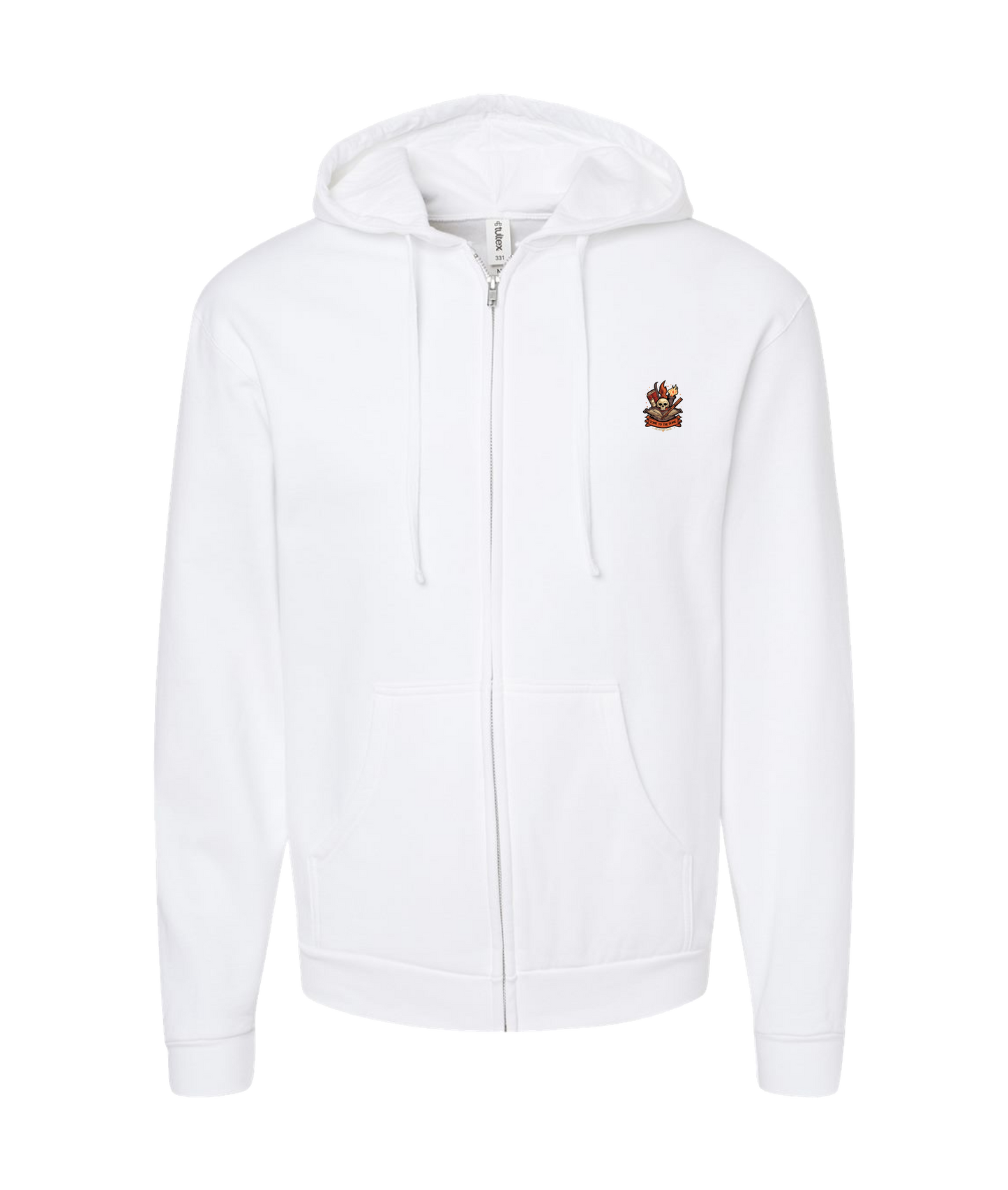 V-AFGTOP - TOME TO THE DOME - White Zip Up Hoodie