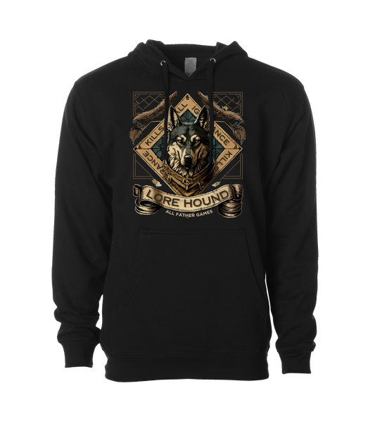 V-AFGTOP - LORE HOUND - Black Hoodie