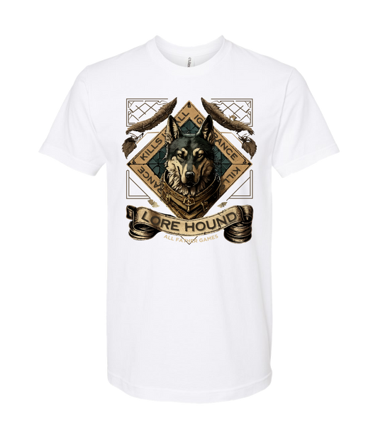 V-AFGTOP - LORE HOUND - White T-Shirt