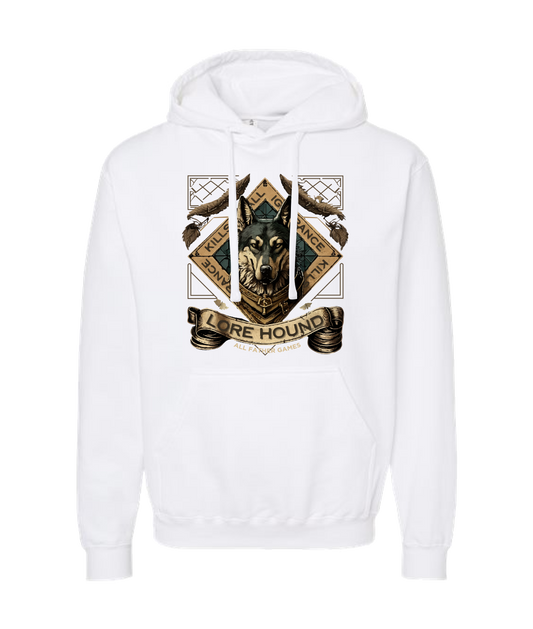 V-AFGTOP - LORE HOUND - White Hoodie