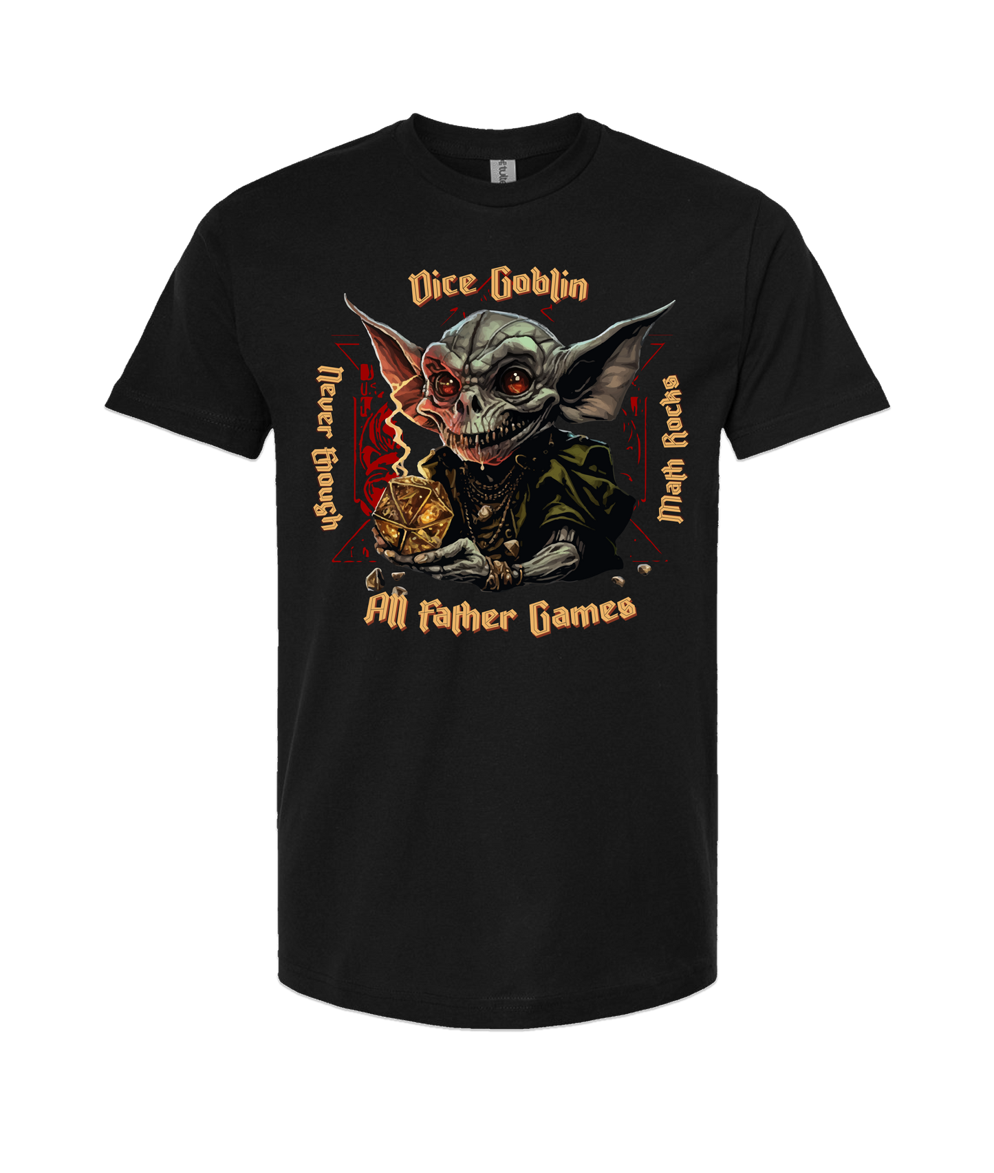 V-AFGTOP - DICE GOBLIN - Black T-Shirt