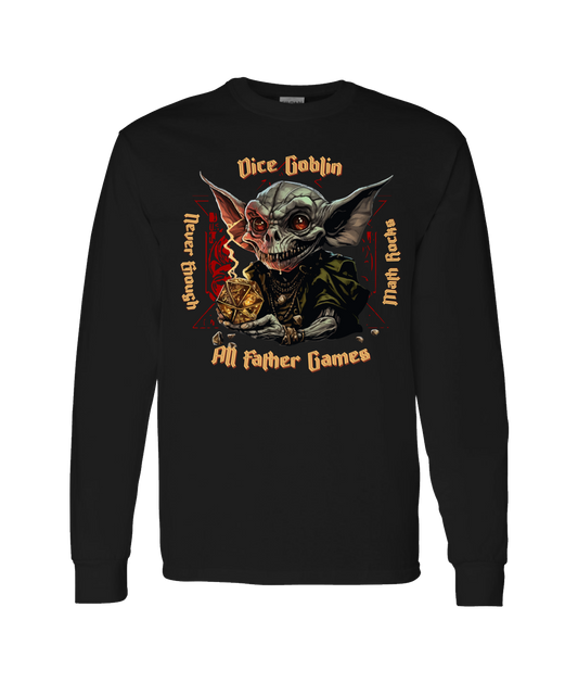 V-AFGTOP - DICE GOBLIN - Black Long Sleeve T