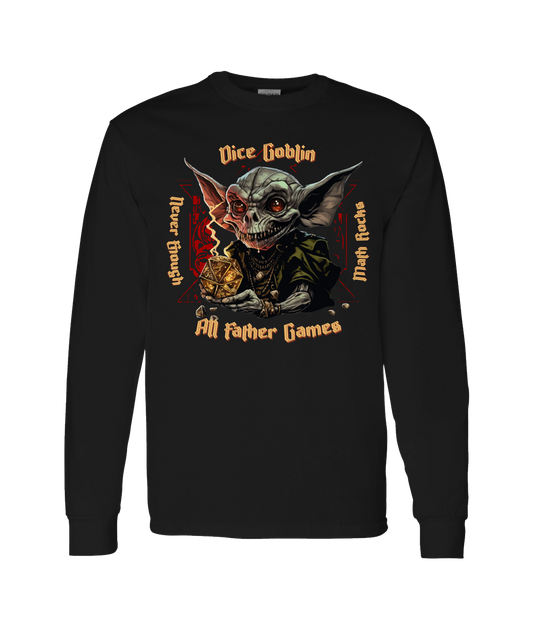 All Father Games - DICE GOBLIN - Black Long Sleeve T