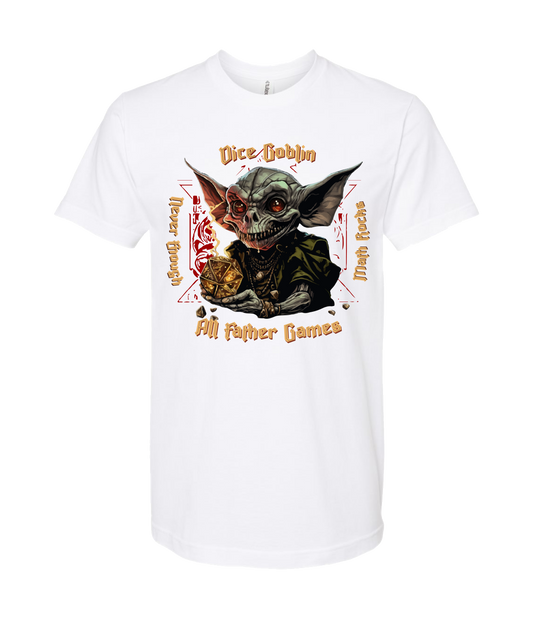 V-AFGTOP - DICE GOBLIN - White T-Shirt