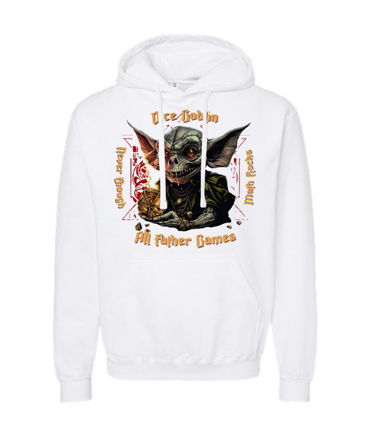 V-AFGTOP - DICE GOBLIN - White Hoodie