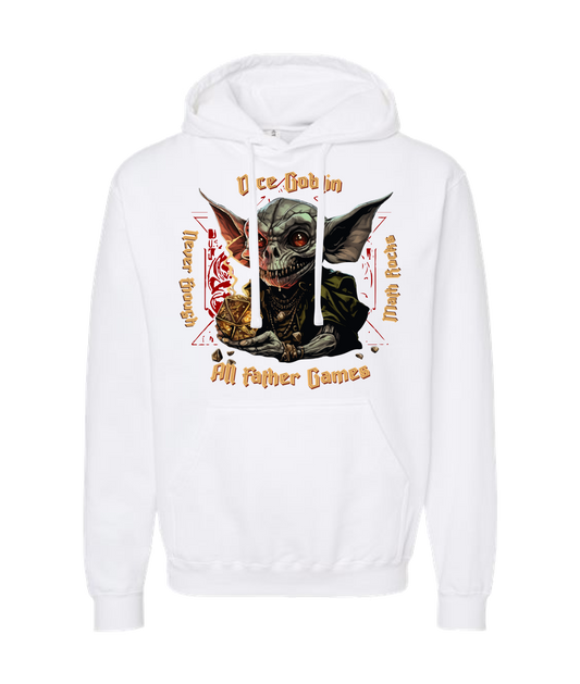 All Father Games - DICE GOBLIN - White Hoodie