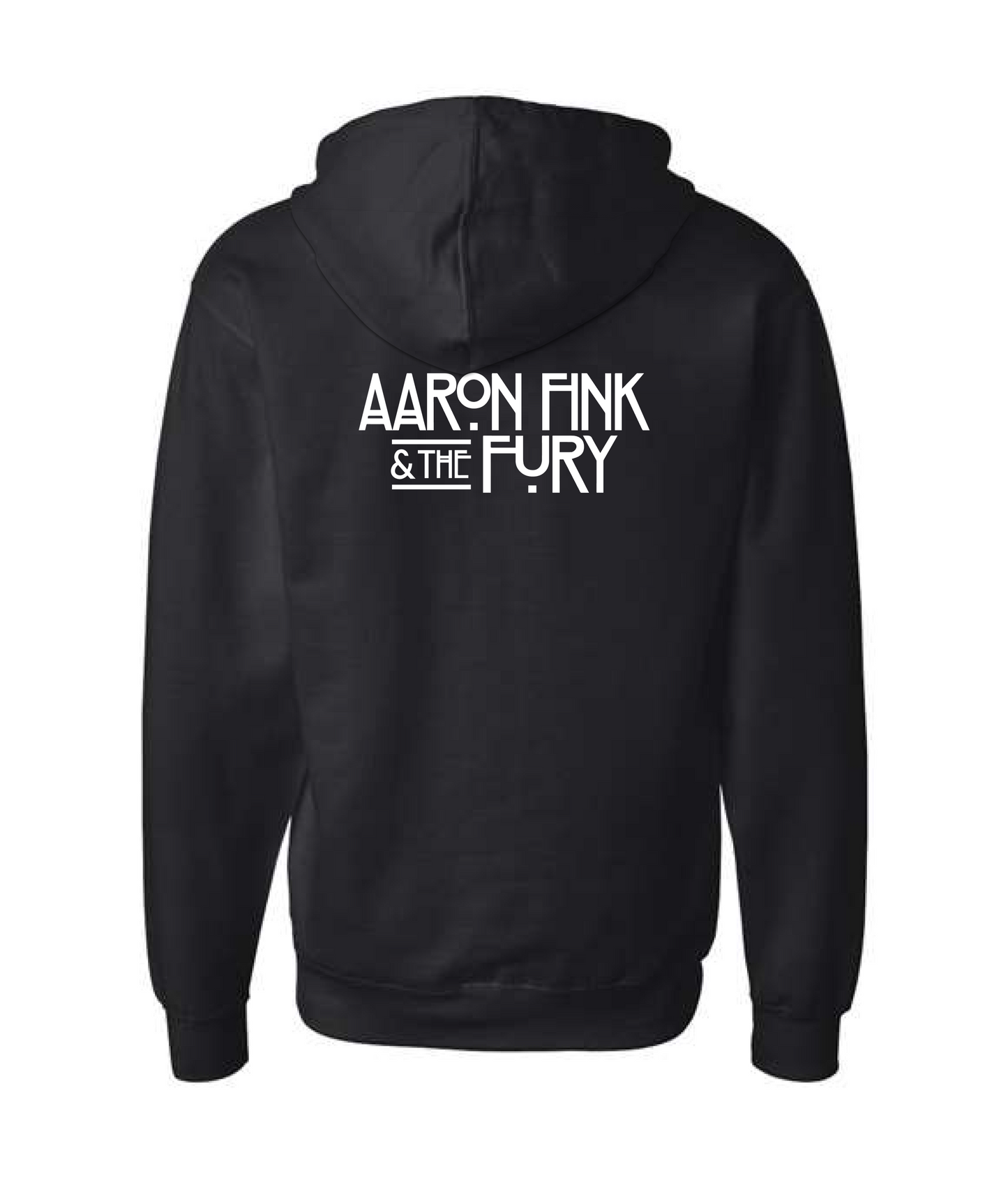 Typographic Logo - Black Zip Hoodie