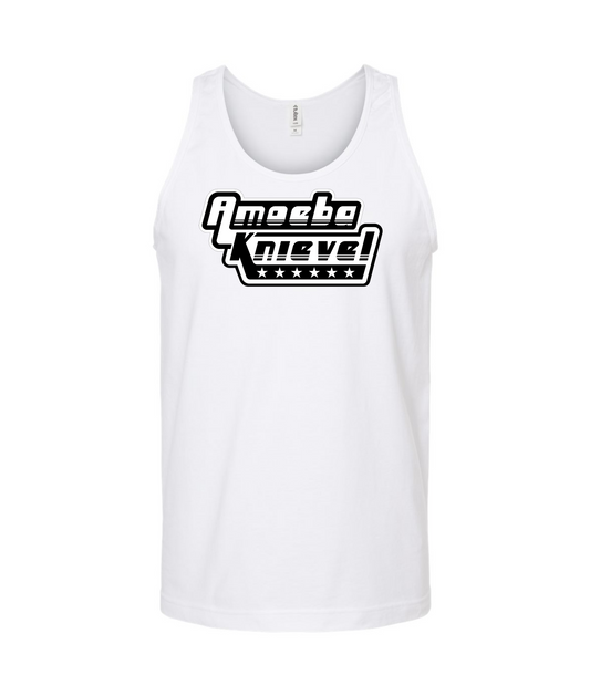 Amoeba Knievel Merch 'N Stuff - Logo - White Tank Top