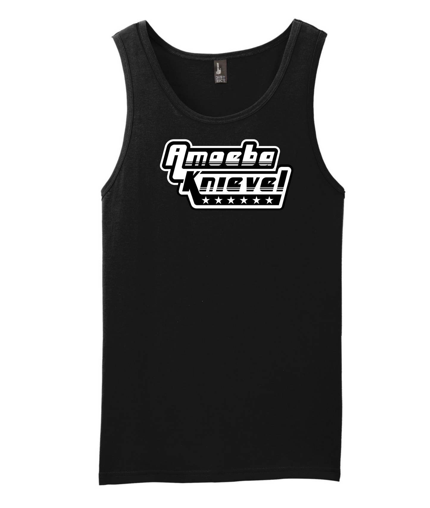 Amoeba Knievel Merch 'N Stuff - Logo - Black Tank Top