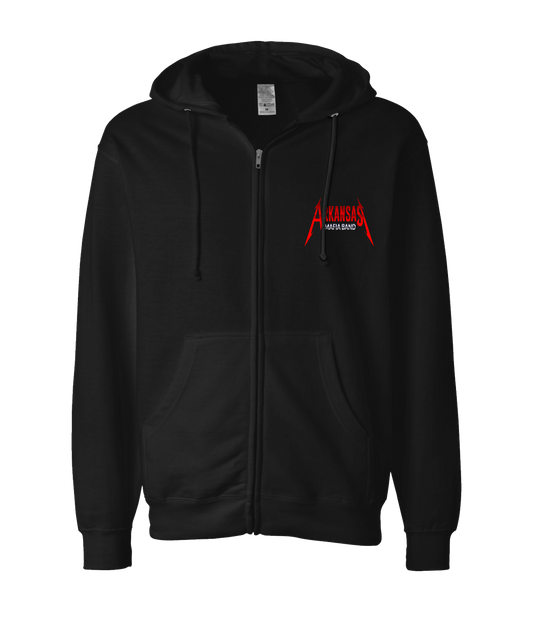 V-AMBTOP - LOGO 1 - Black Zip Up Hoodie