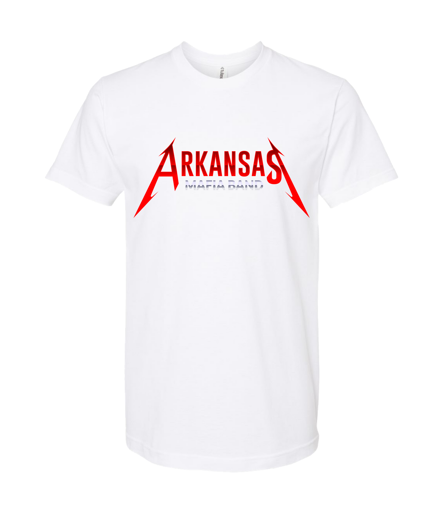 Arkansas Mafia Band - LOGO 1 - White T Shirt