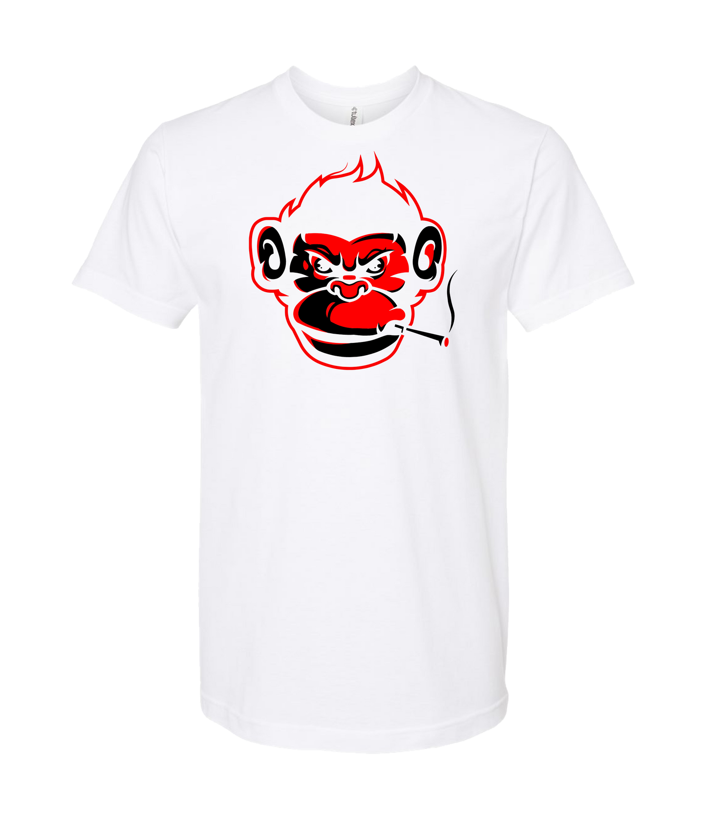 AudioMonkeys - Mean Muggin - White T Shirt