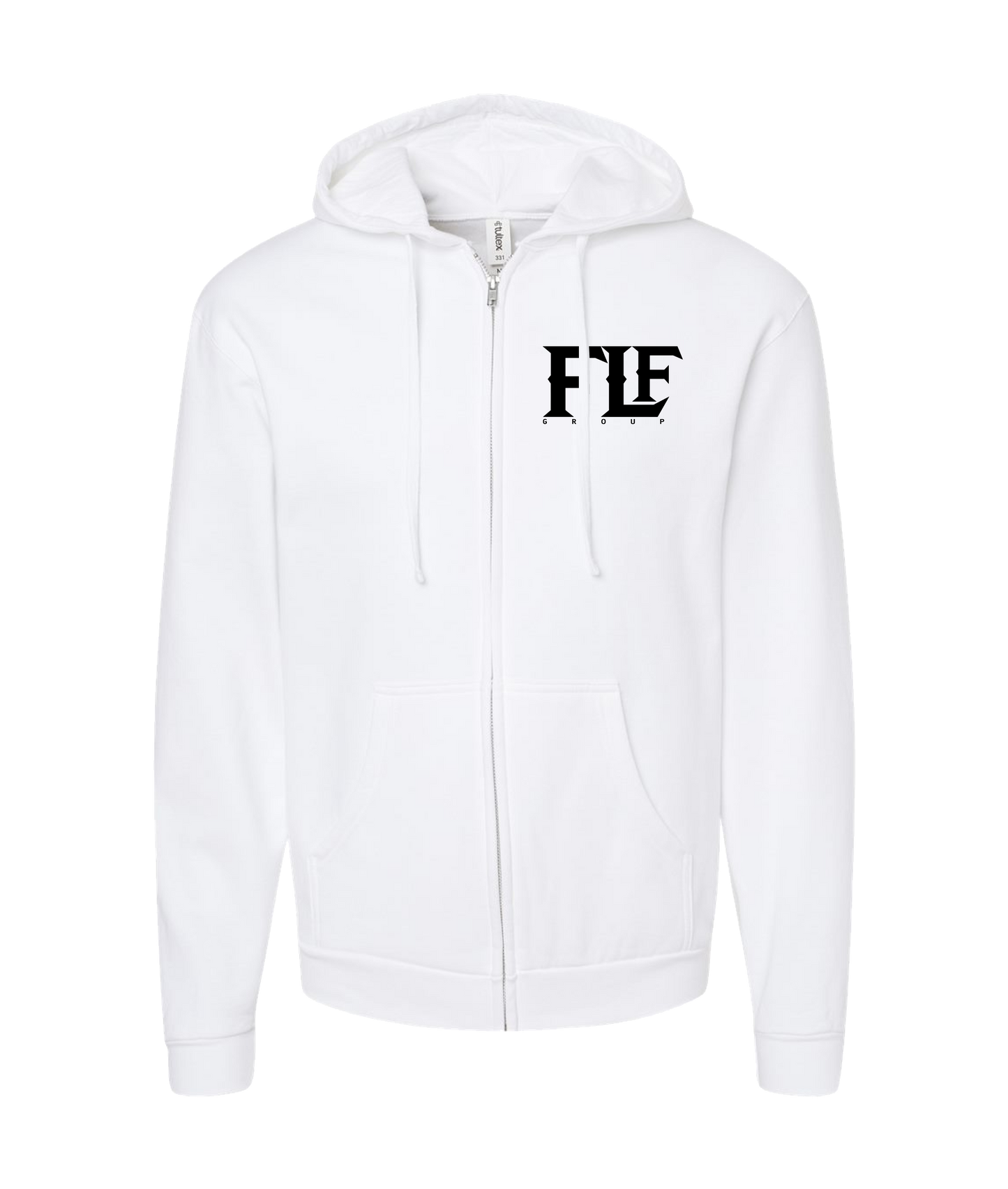 Armani_OD - FLF Group Logo - White Zip Up Hoodie