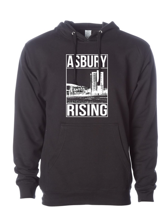 Asbury Rising - Quote - Black Logo Hoodie