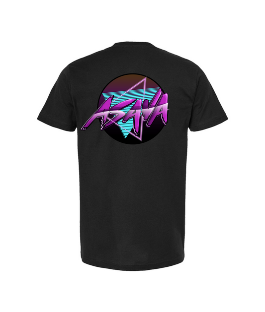 V-ASATOP - CIRCLE LOGO - Black T Shirt