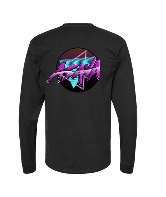 V-ASATOP - CIRCLE LOGO - Black Long Sleeve T