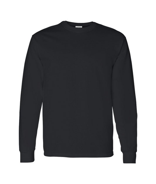 V-ASATOP - CIRCLE LOGO - Black Long Sleeve T