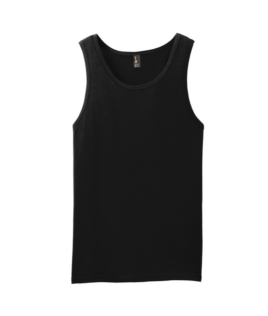 V-ASATOP - CIRCLE LOGO - Black Tank Top
