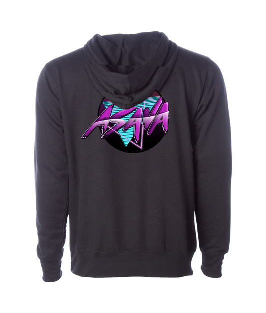 V-ASATOP - CIRCLE LOGO - Black Hoodie