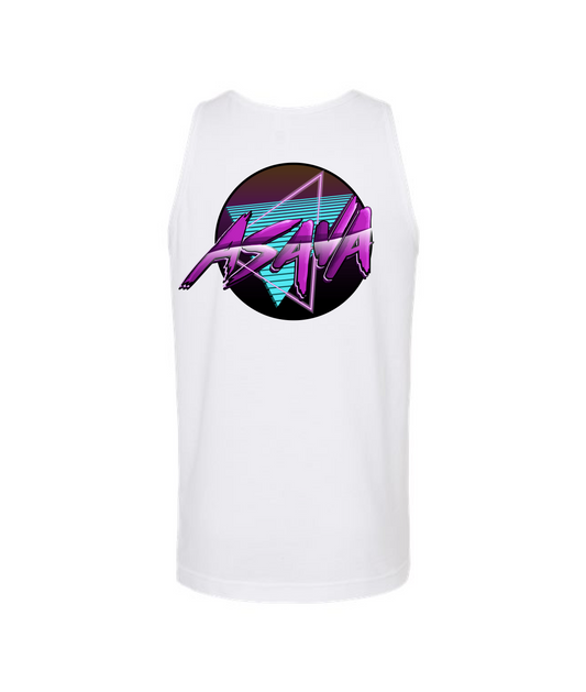 V-ASATOP - CIRCLE LOGO - White Tank Top