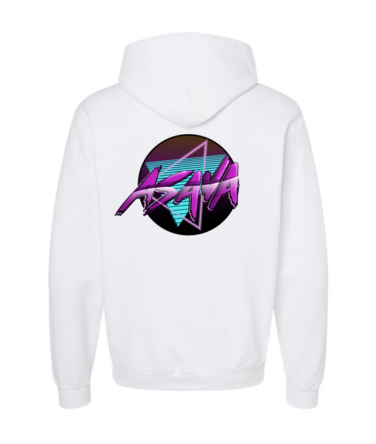 V-ASATOP - CIRCLE LOGO - White Hoodie