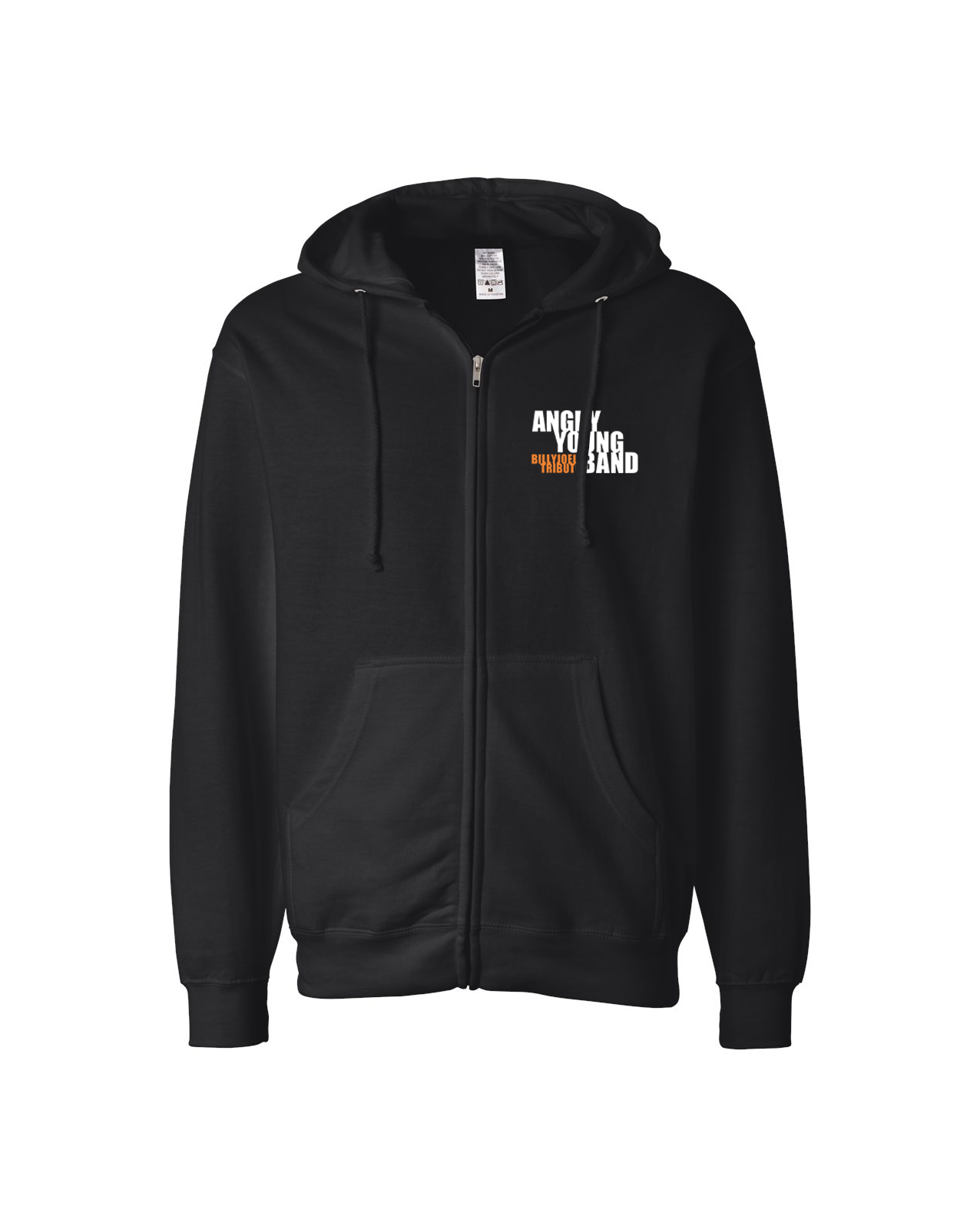 Angry Young Band - Black/Orange Hoodie