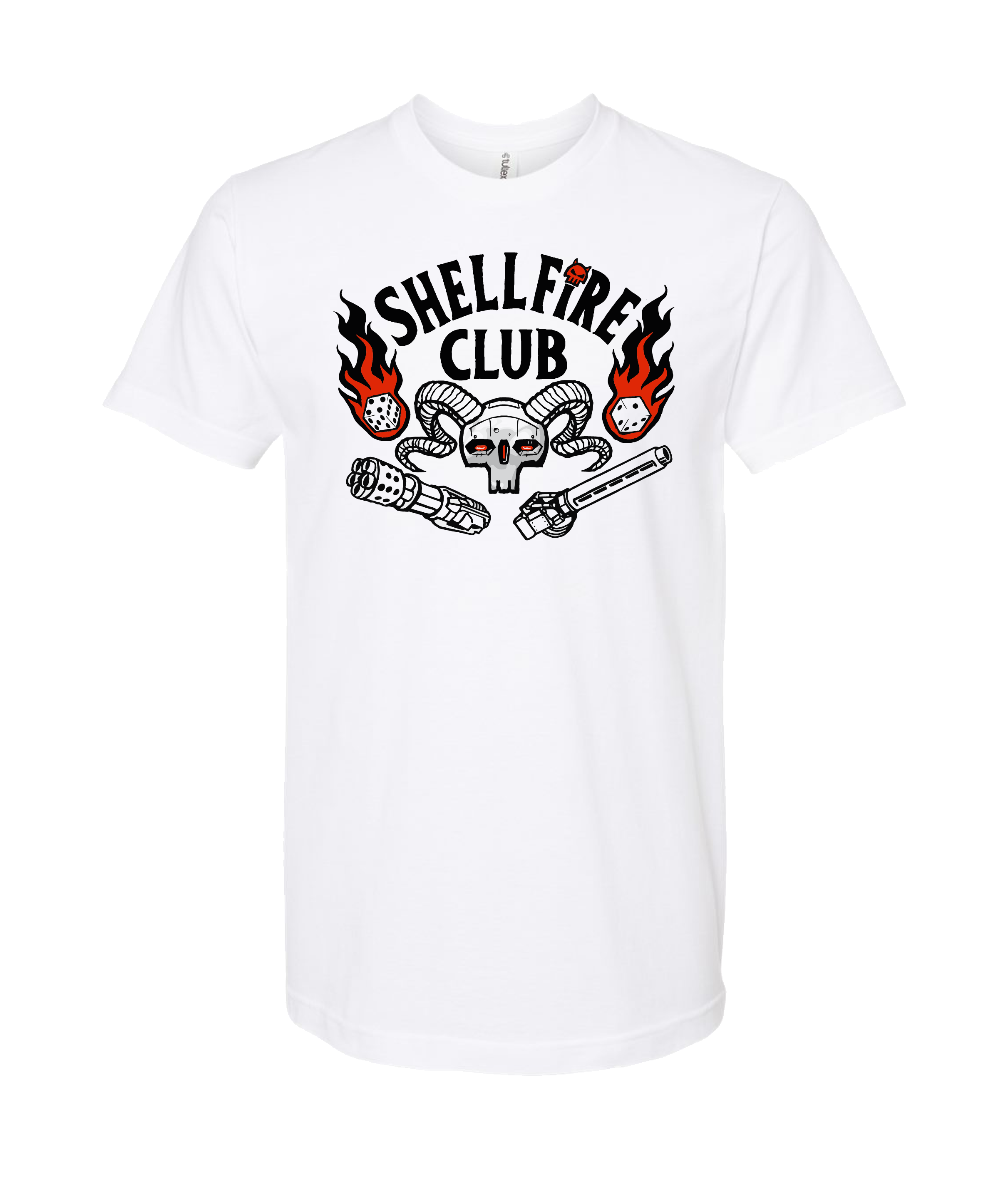 Battle Bound - Shellfire Club - White T-Shirt – MerchBooth.com