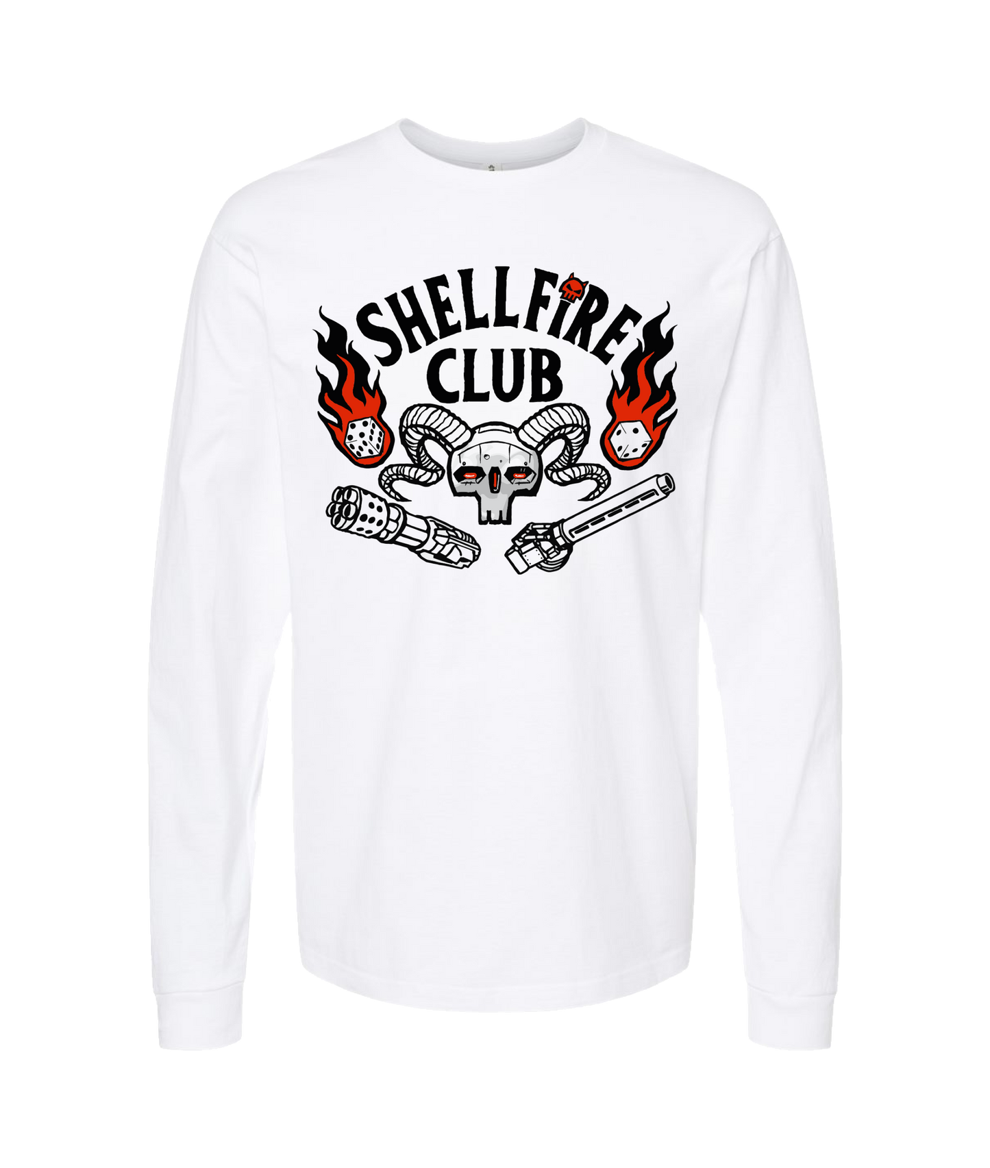 Battle Bound - Shellfire Club - White Long Sleeve T