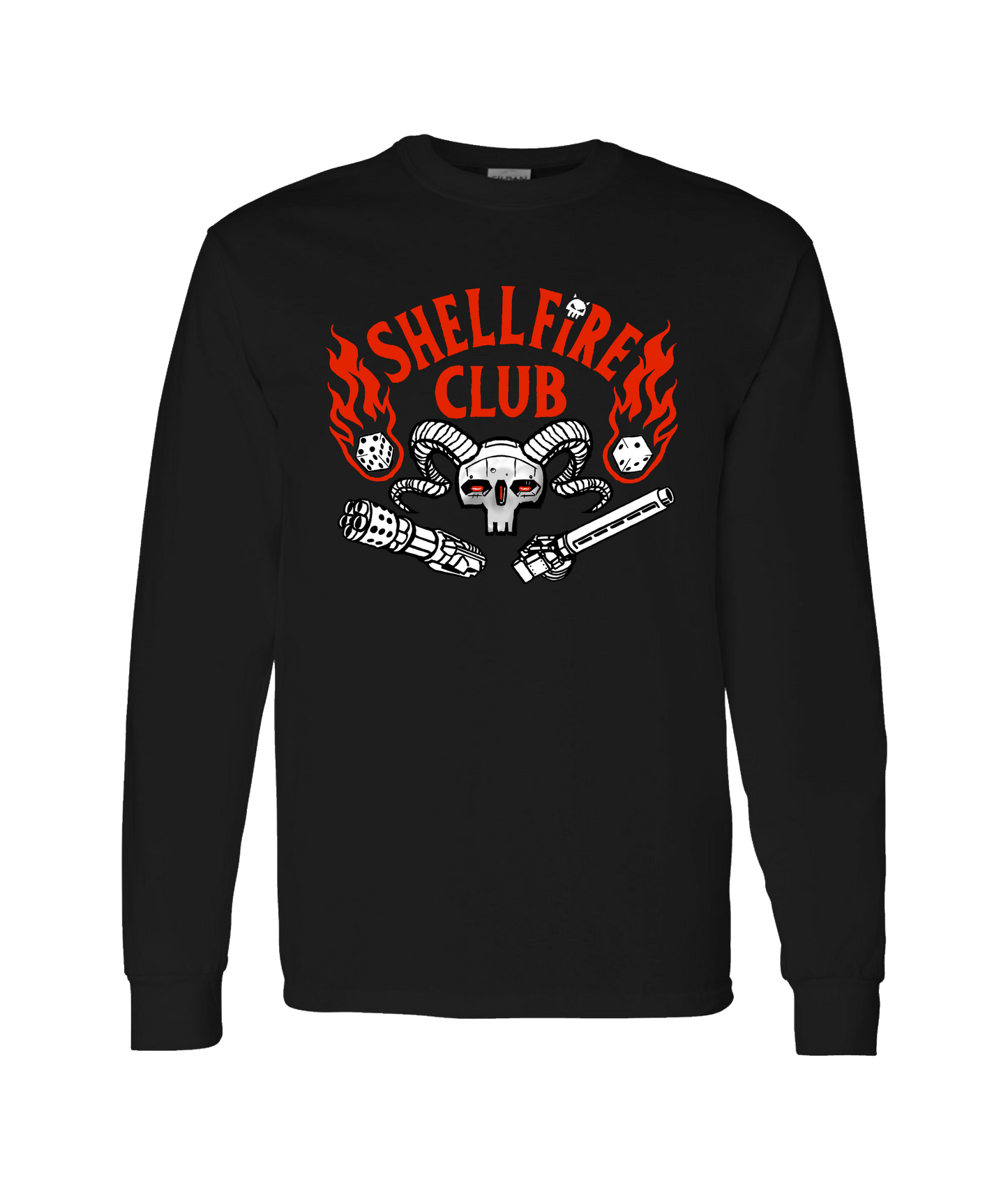 Battle Bound - Shellfire Club (red) - Black Long Sleeve T