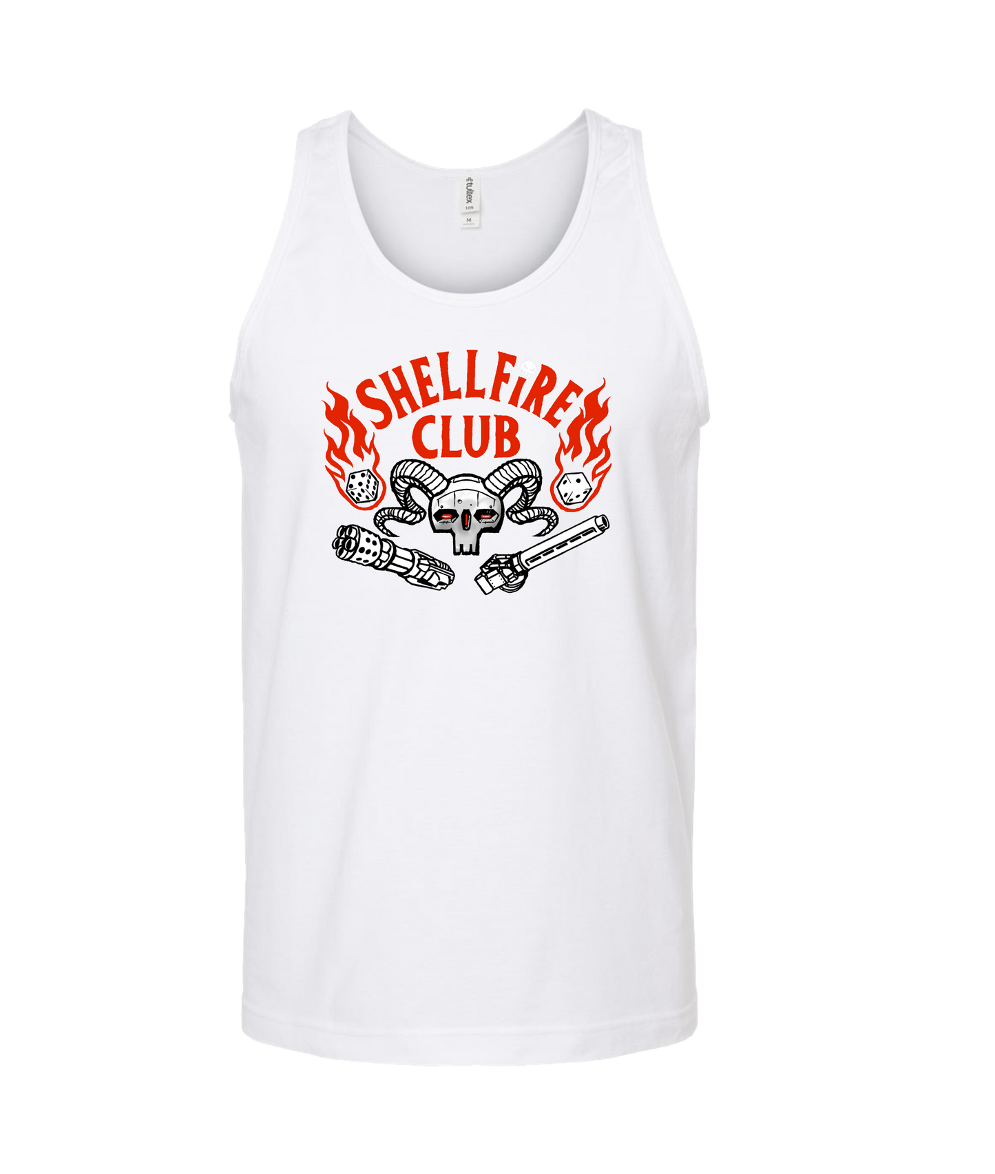 Battle Bound - Shellfire Club (red) - White Tank Top