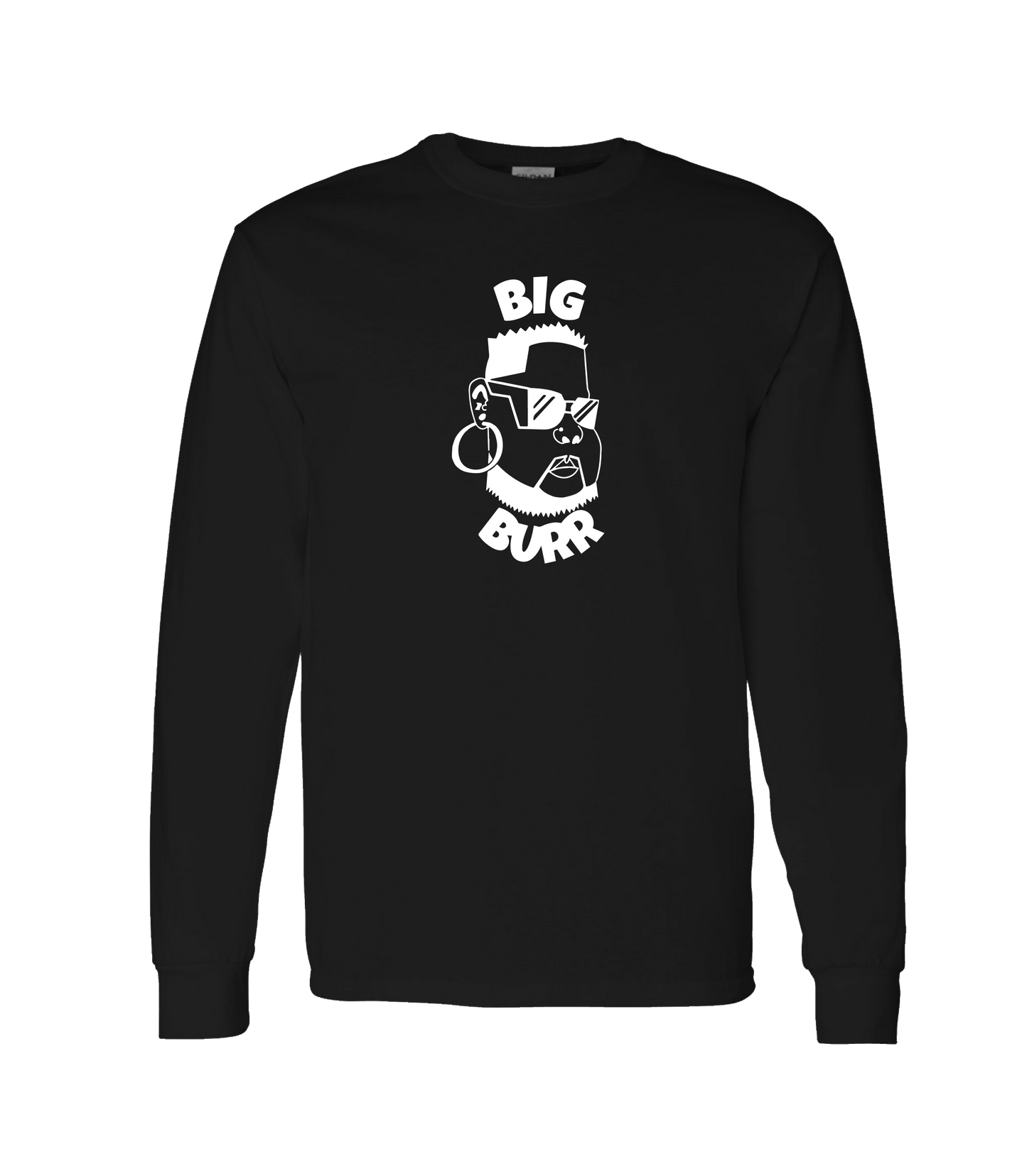Big Burr - Black Long Sleeve T