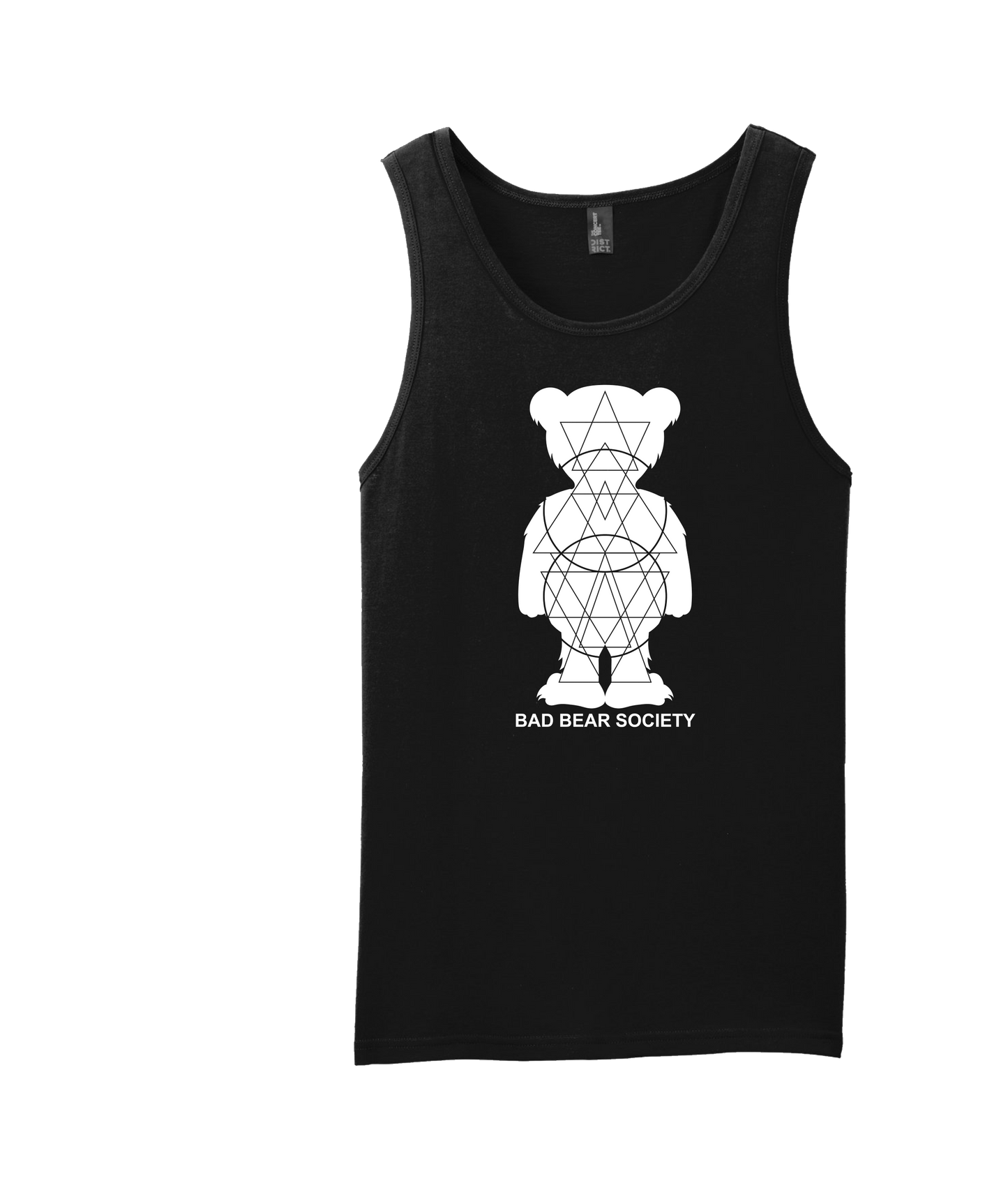 Big Purr - Bear - Black Tank Top