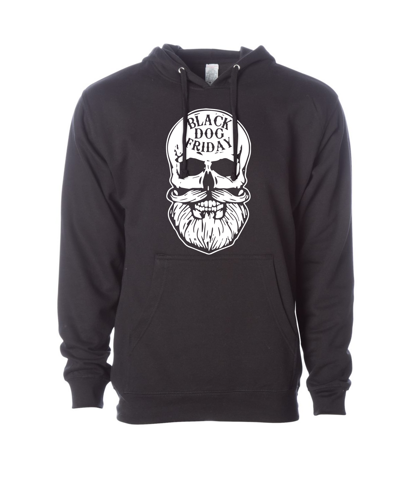 Black Dog Friday - Skull Logo - Black Hoodie